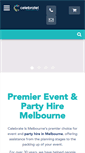 Mobile Screenshot of celebratepartyhire.com.au